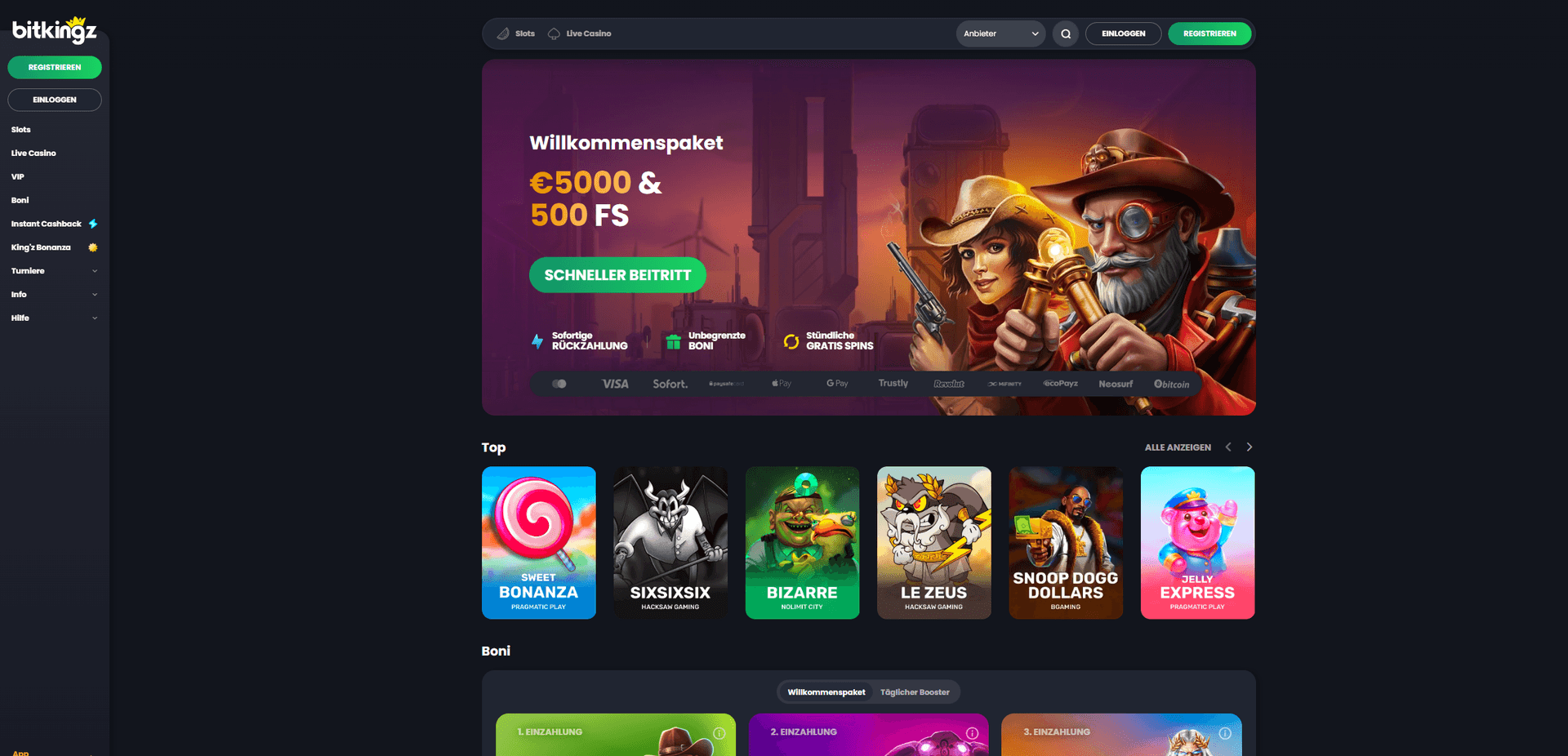Bitkingz neue Online Casino